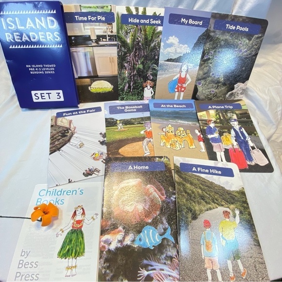 Island Readers set 3 children’s books BNIB w/cellophane wrap. - Picture 1 of 4